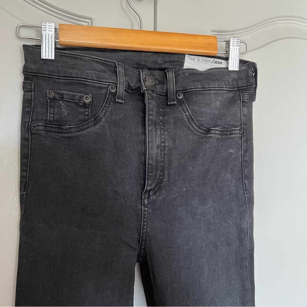 Rag & Bone - The Skinny Jean in Soft Rock Black sz 28